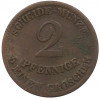 2 пфеннига 1856 года Саксен-Кобург-Гота