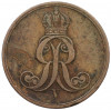 2 пфеннига 1858 года Ганновер