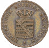 2 пфеннига 1863 года Саксен-Мейнинген