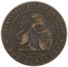2 сентимо 1870 года Испания
