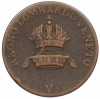 1 чентезимо 1822 года Ломбардия-Венеция