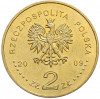 2 злотых 2009 года Польша «180 лет центральному банку Польши»