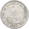 1 песо 1883 года Чили