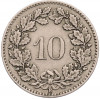 10 раппенов 1911 года Швейцария