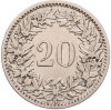 20 раппенов 1907 года Швейцария