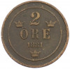 2 эре 1881 года Швеция