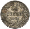 50 пенни 1917 года Русская Финляндия (Орел с коронами)