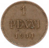 1 пенни 1911 года Русская Финляндия