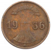 1 рейхспфенниг 1936 года A Германия