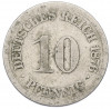 10 пфеннигов 1876 года J Германия