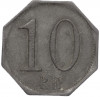 10 пфеннигов 1917 года Германия — город Вассеральфинген (Нотгельд)