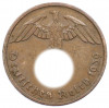 2 рейхспфеннига 1939 года F Германия