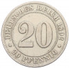 20 пфеннигов 1892 года A Германия