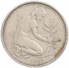 50 пфеннигов 1971 года J Западная Германия (ФРГ)