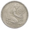 50 пфеннигов 1975 года F Западная Германия (ФРГ)
