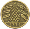 50 рентенпфеннигов 1924 года A Германия