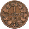 1 крейцер 1861 года Нассау