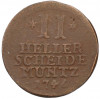 2 геллера 1742 года Гессен-Кассель